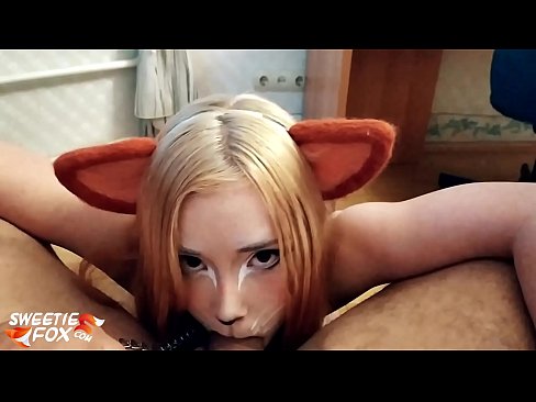 ❤️ Kitsune ingoia cazzo è cum in bocca ️❌ Cazzo à noi ❌️❤